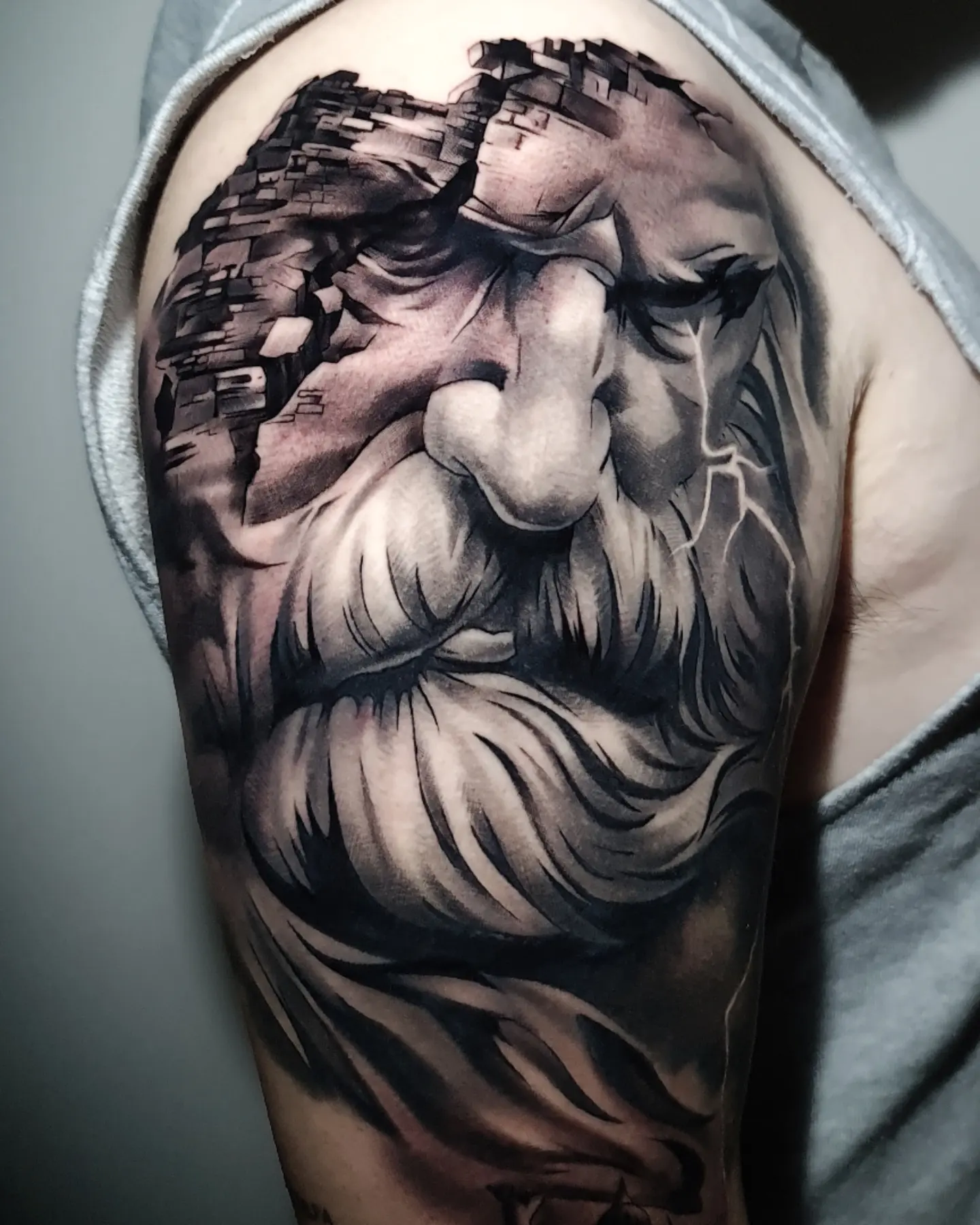 Crazy Ink Tattoo & Body Piercing Raipur - GOD ZEUS TATTOO DESIGN, RAIPUR  TATTOO ARTIST(C.g)/SURAT TATTOO ARTIST(G.j) Zeus tattoos can also symbolize  a connection to Ancient Greek mythology or Greek ancestry in